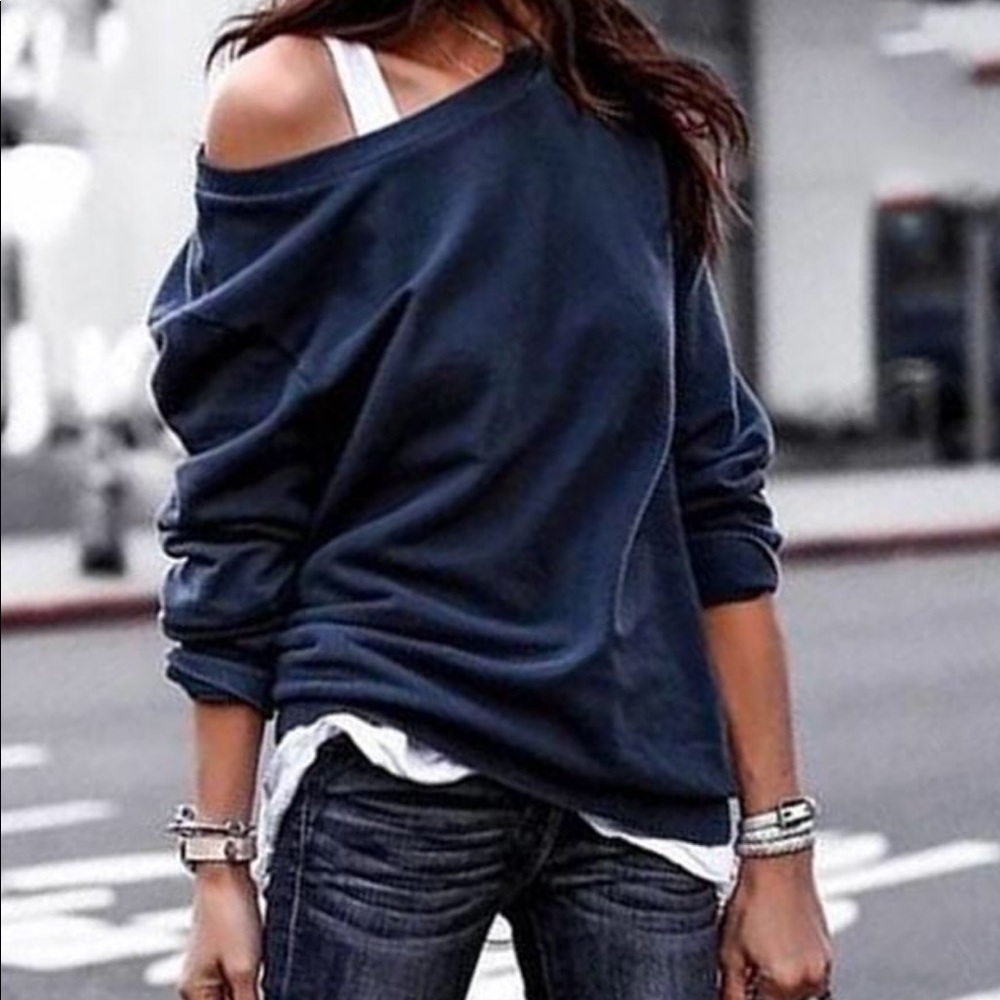Navy Sweat Shirt